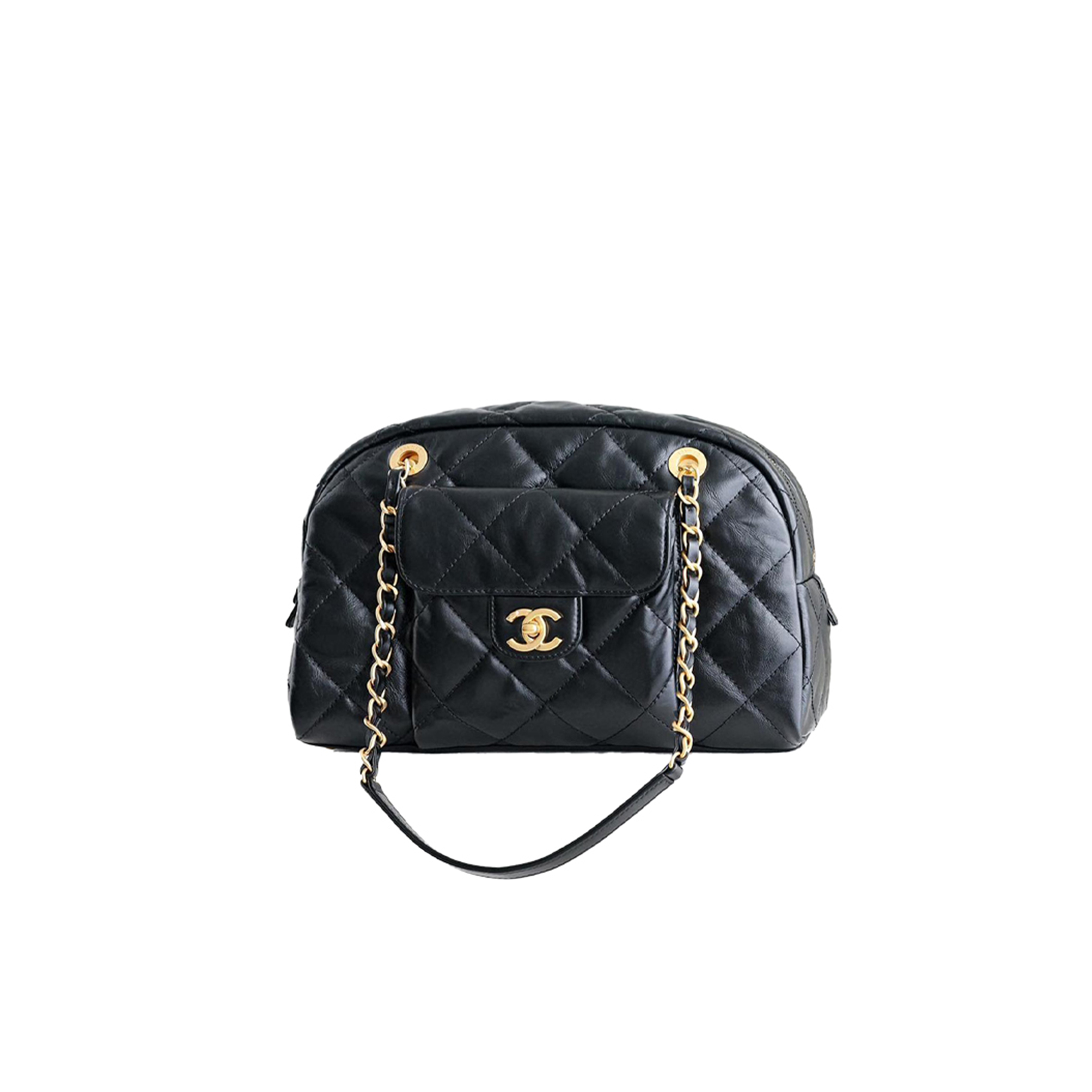 Ch*el master small bowling bag as4812 (33*21*14.5cm)